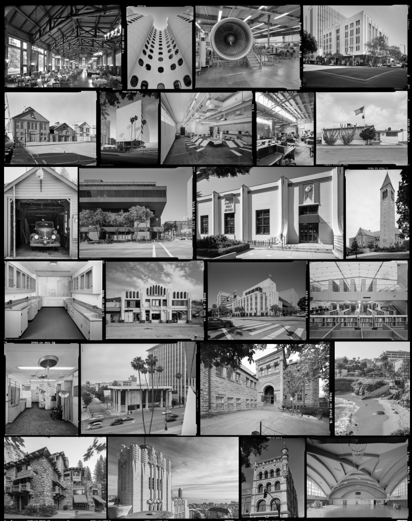 A grid of various HABS photographs from the Historic American Buildings Survey.